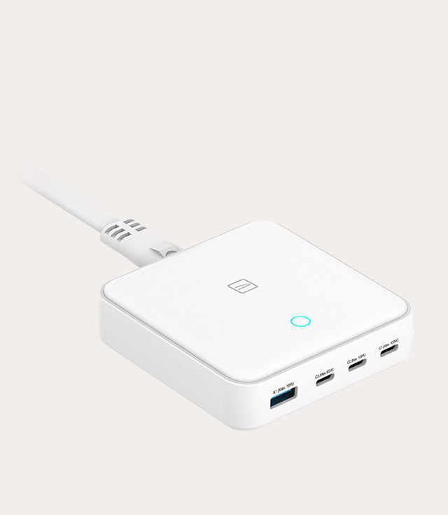 High-speed 100W GaN desktop charger 4 ports