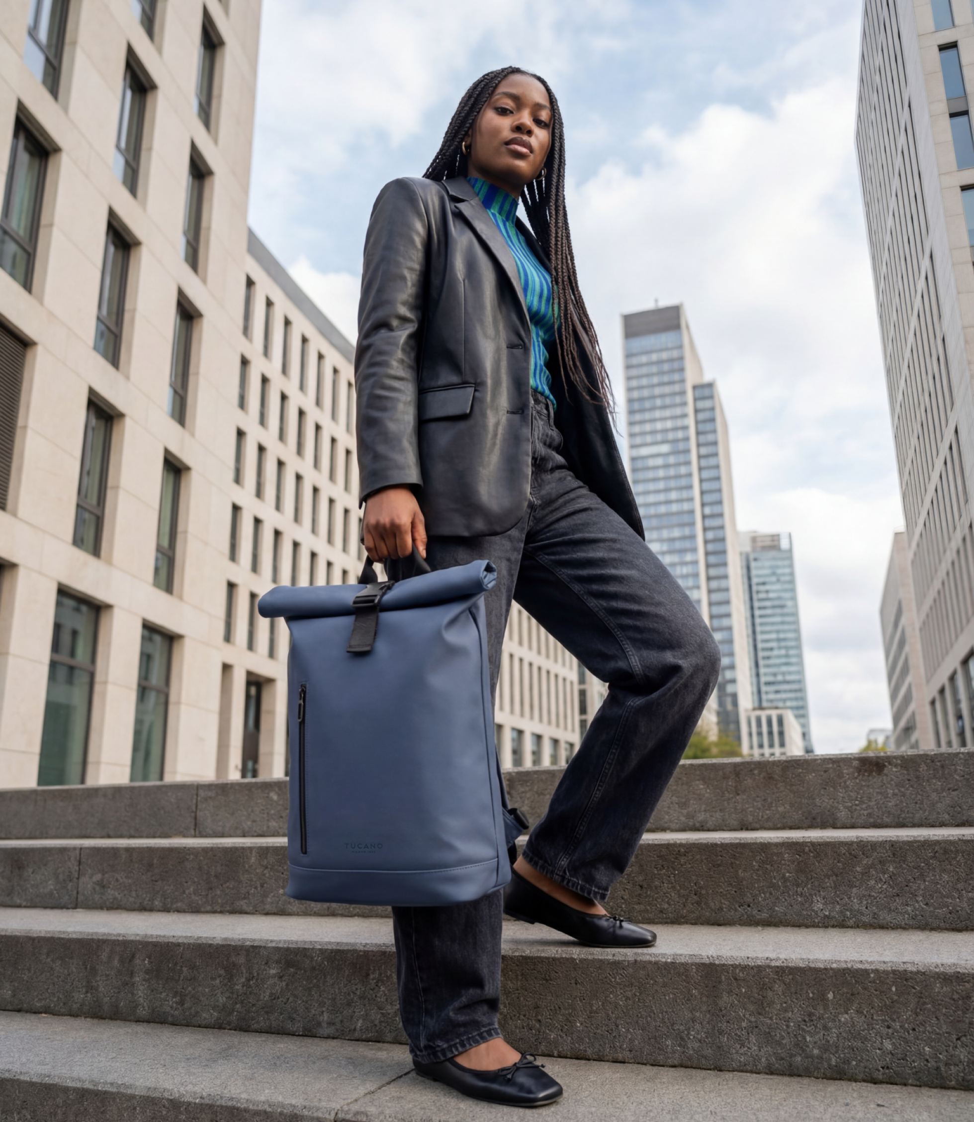 Gommo Rolltop 15.6" Blu, immagine 8