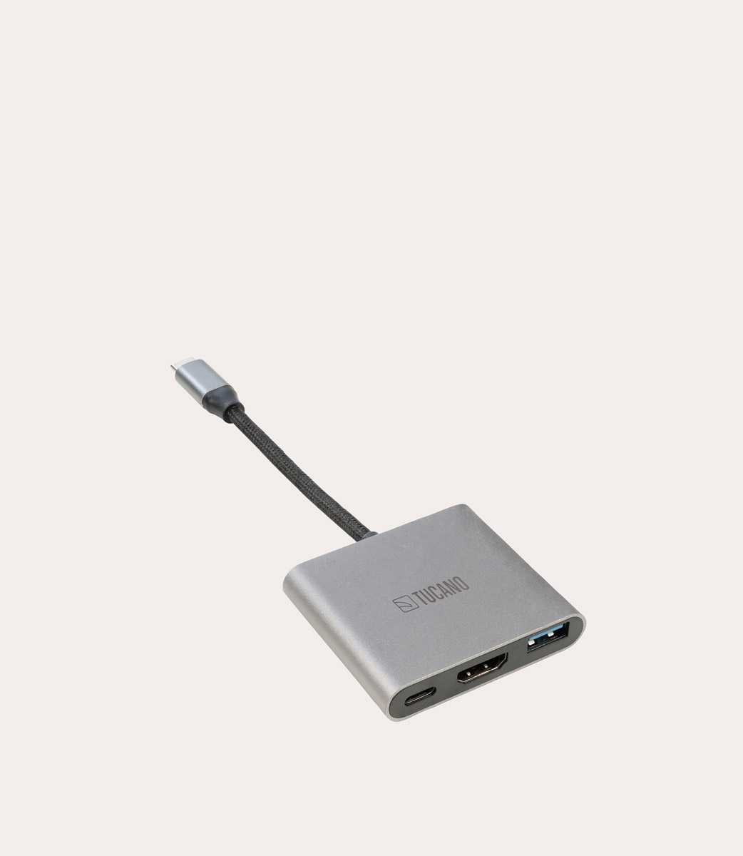 Tucano Hub Type-C 3 in 1 con HDMI e USB-PD