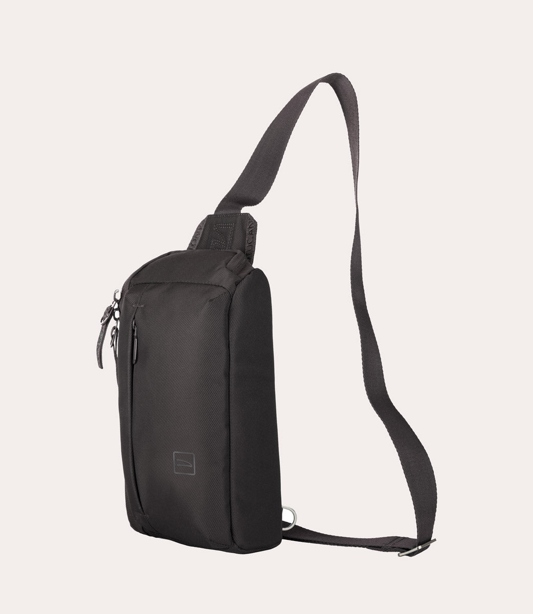 Astra crossbody Blu, vista posteriore
