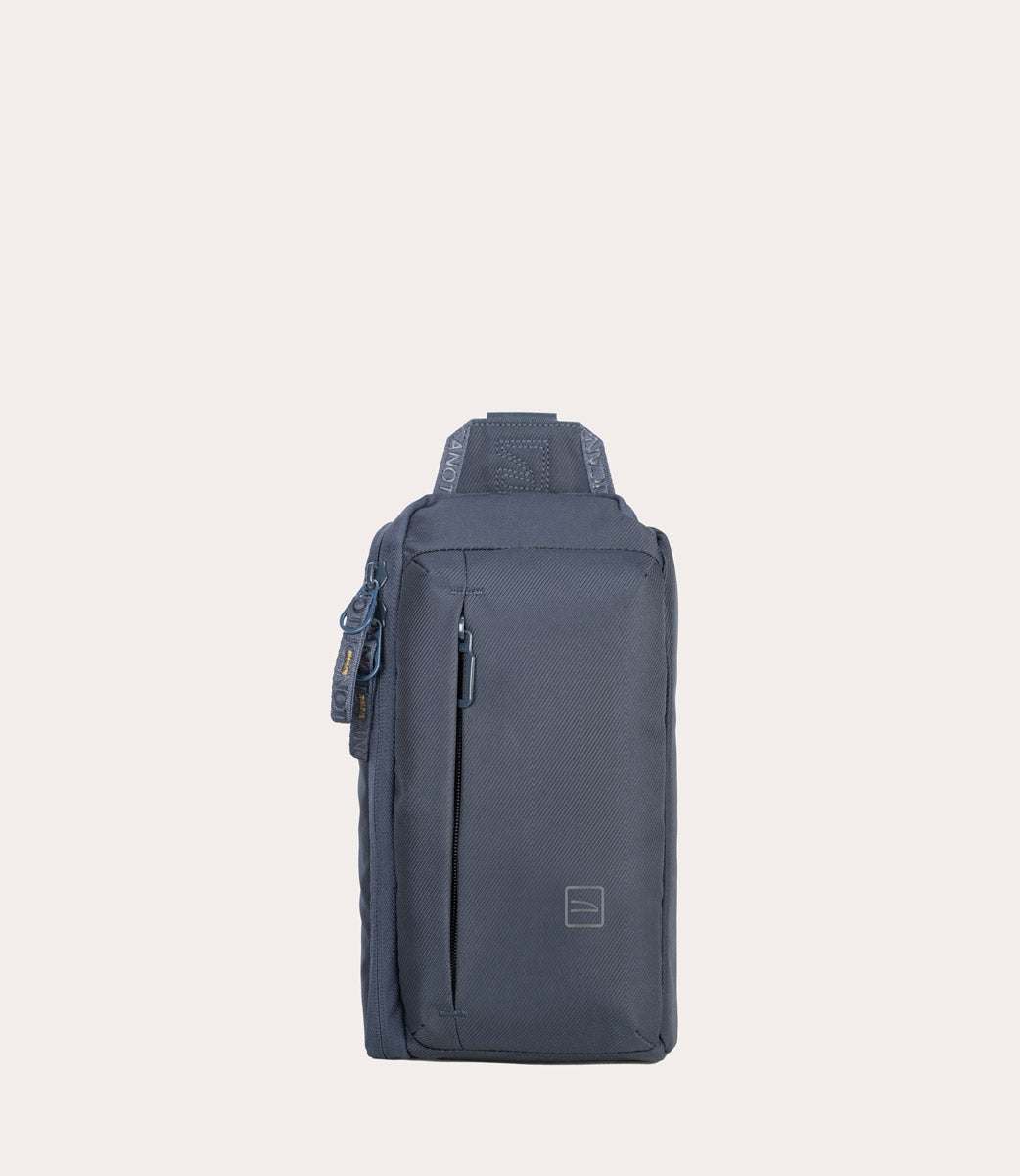 Astra crossbody Blu, vista frontale