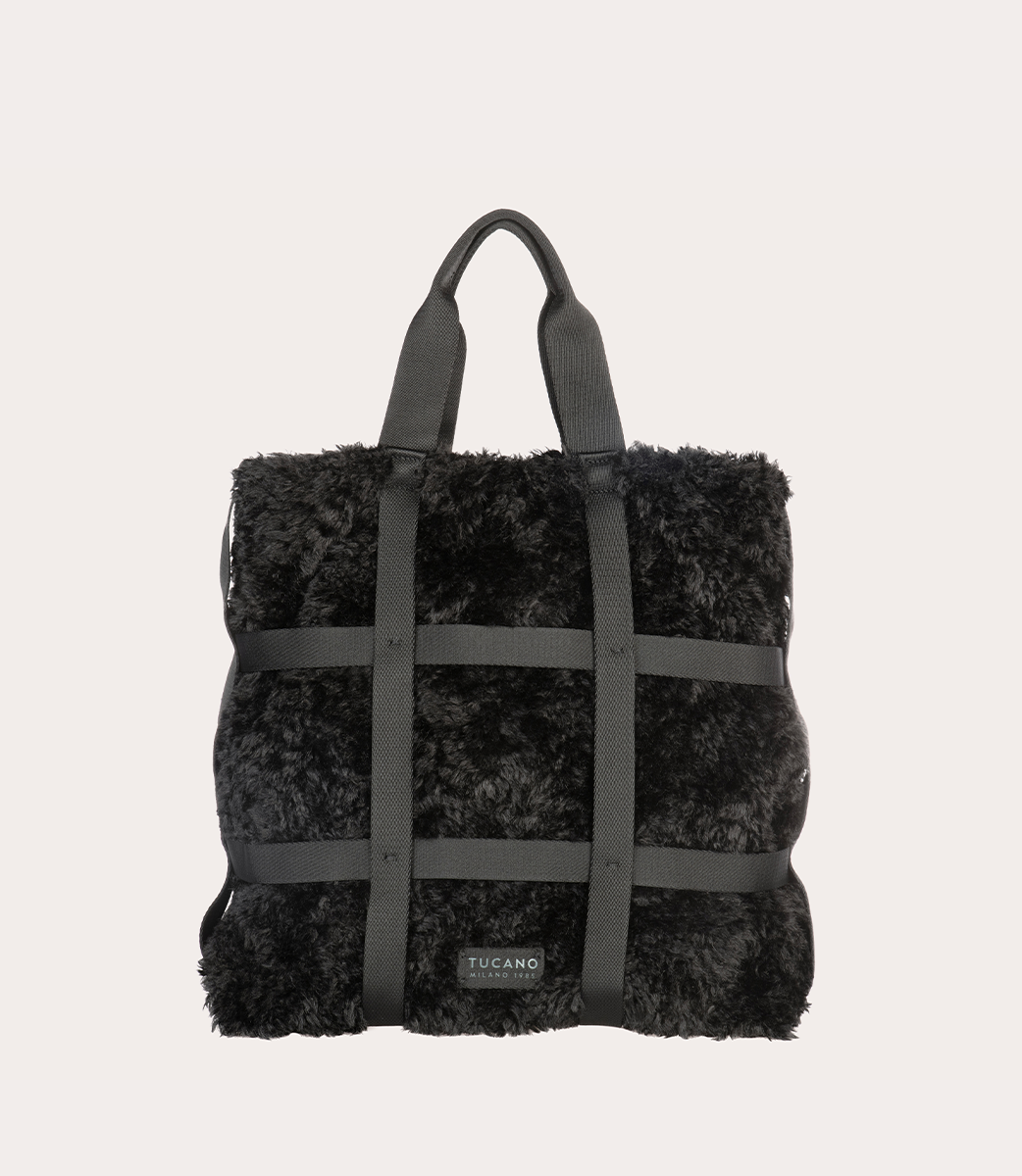 Cage Tote Bag Nero, immagine 1