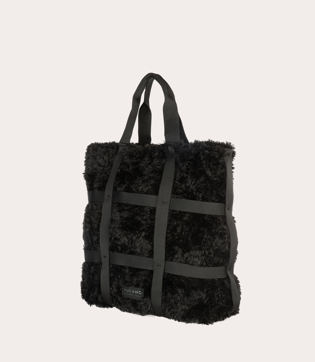 Cage Tote Bag Nero, immagine 2