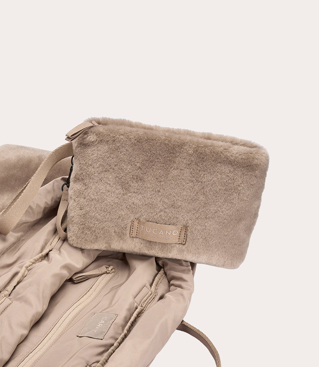 Carry Fur Medium Marrone Chiaro, vista superiore