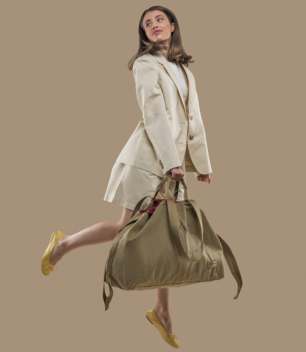 Carry Shopper Large Nero, vista posteriore