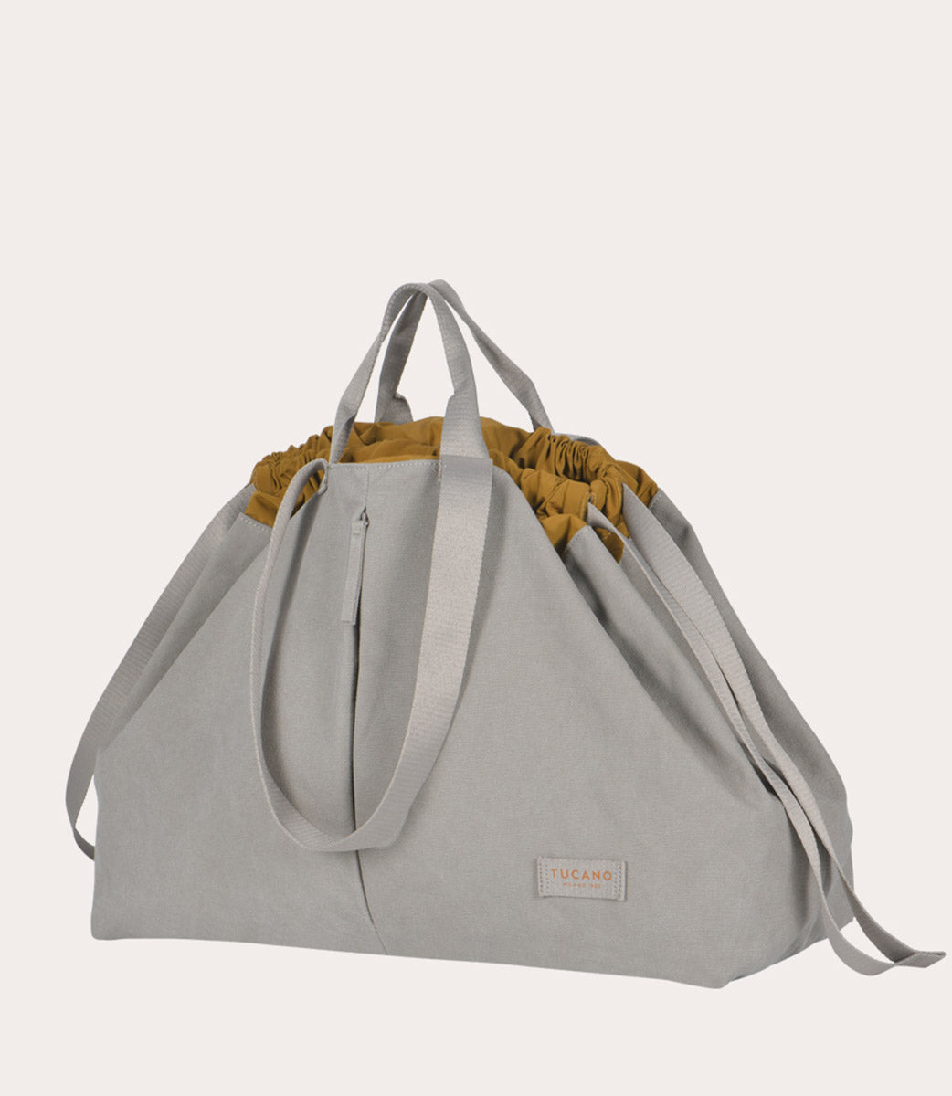 Carry Shopper Large Grigio, vista laterale