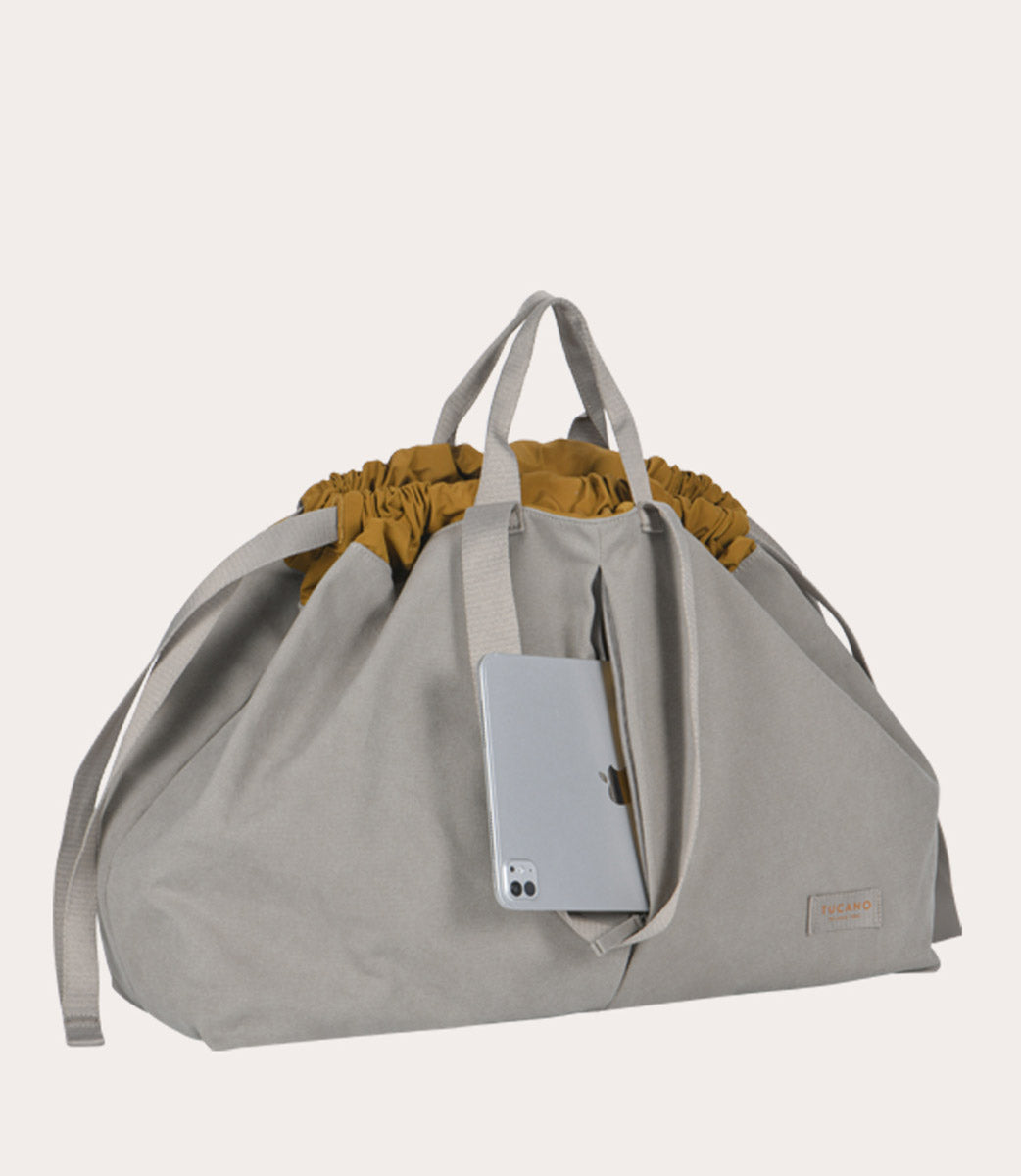 Carry Shopper Large Grigio, in uso