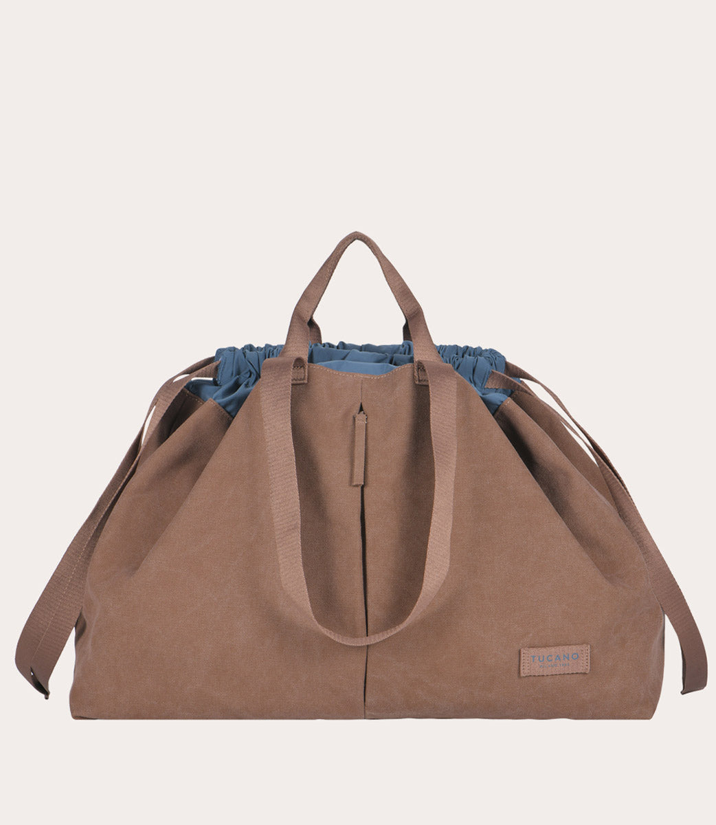 Carry Shopper Large Marrone, vista frontale