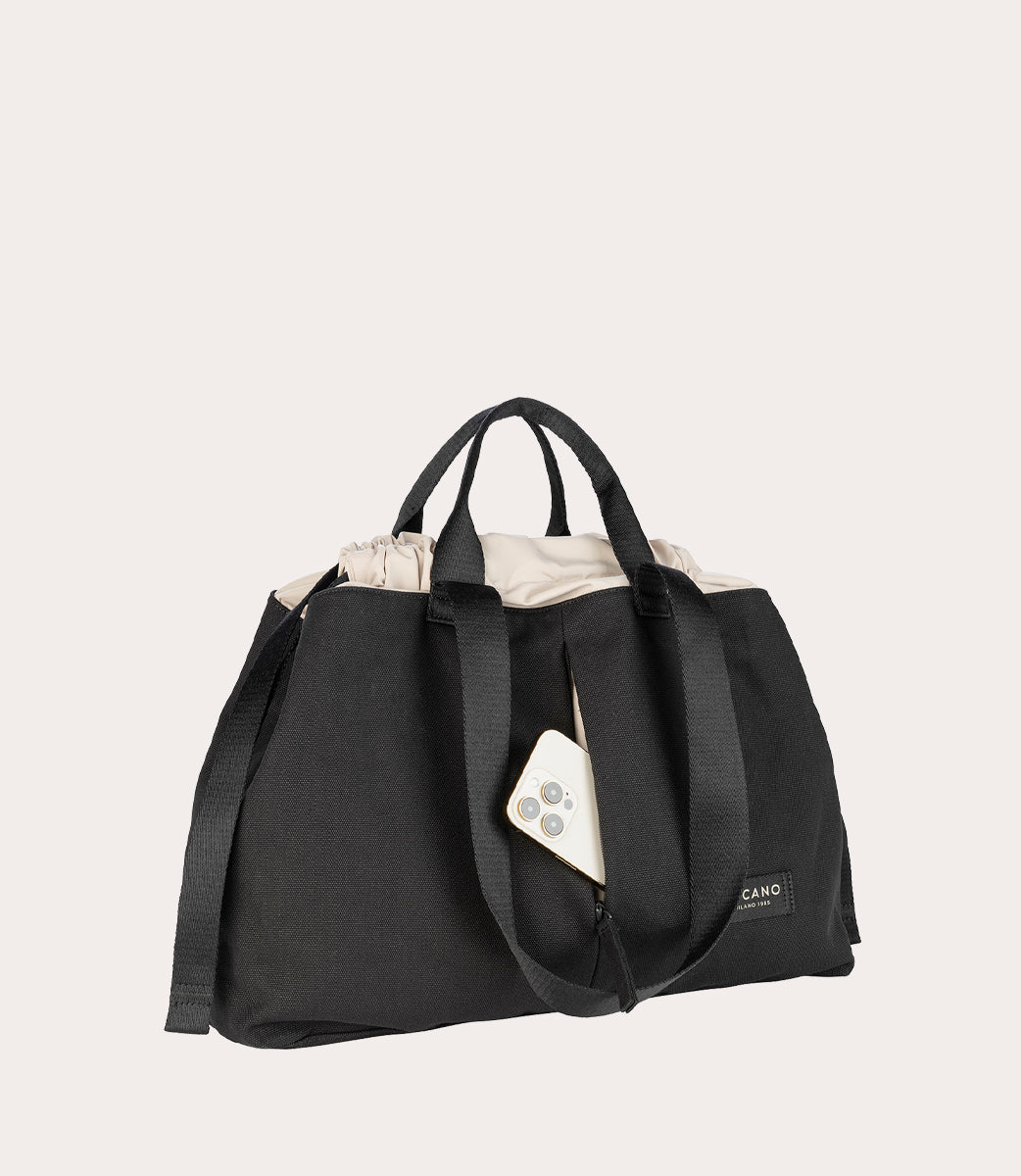 Carry Shopper Medium Nero, vista superiore