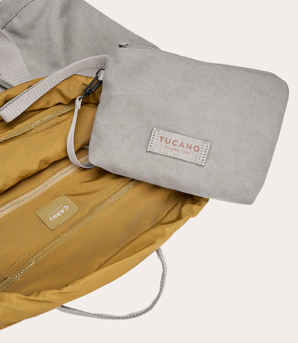 Carry Shopper Medium Grigio, in uso