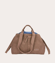 Carry Shopper Medium Marrone, vista frontale
