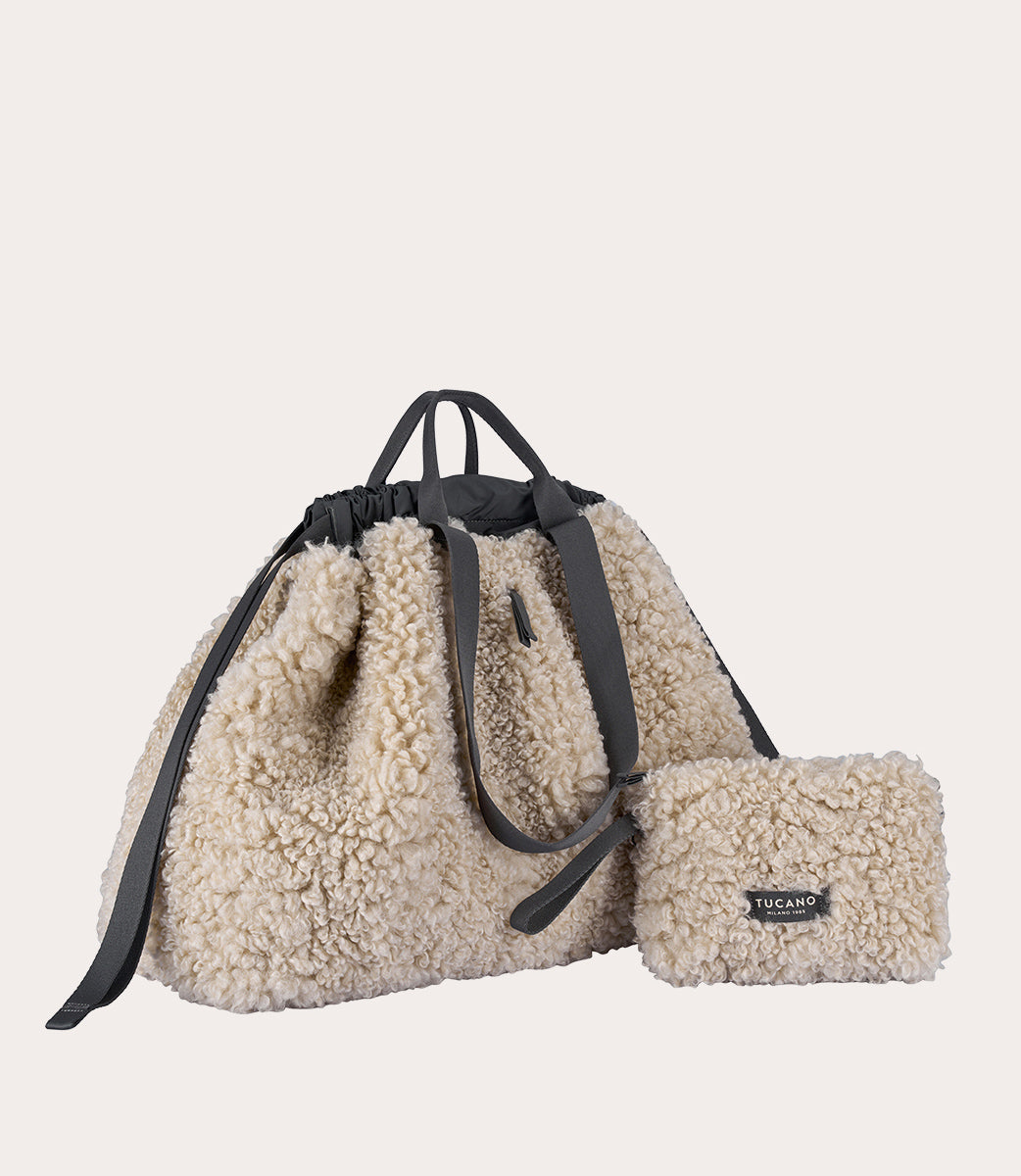 Carry Sheep Large Bianco, dettaglio interno