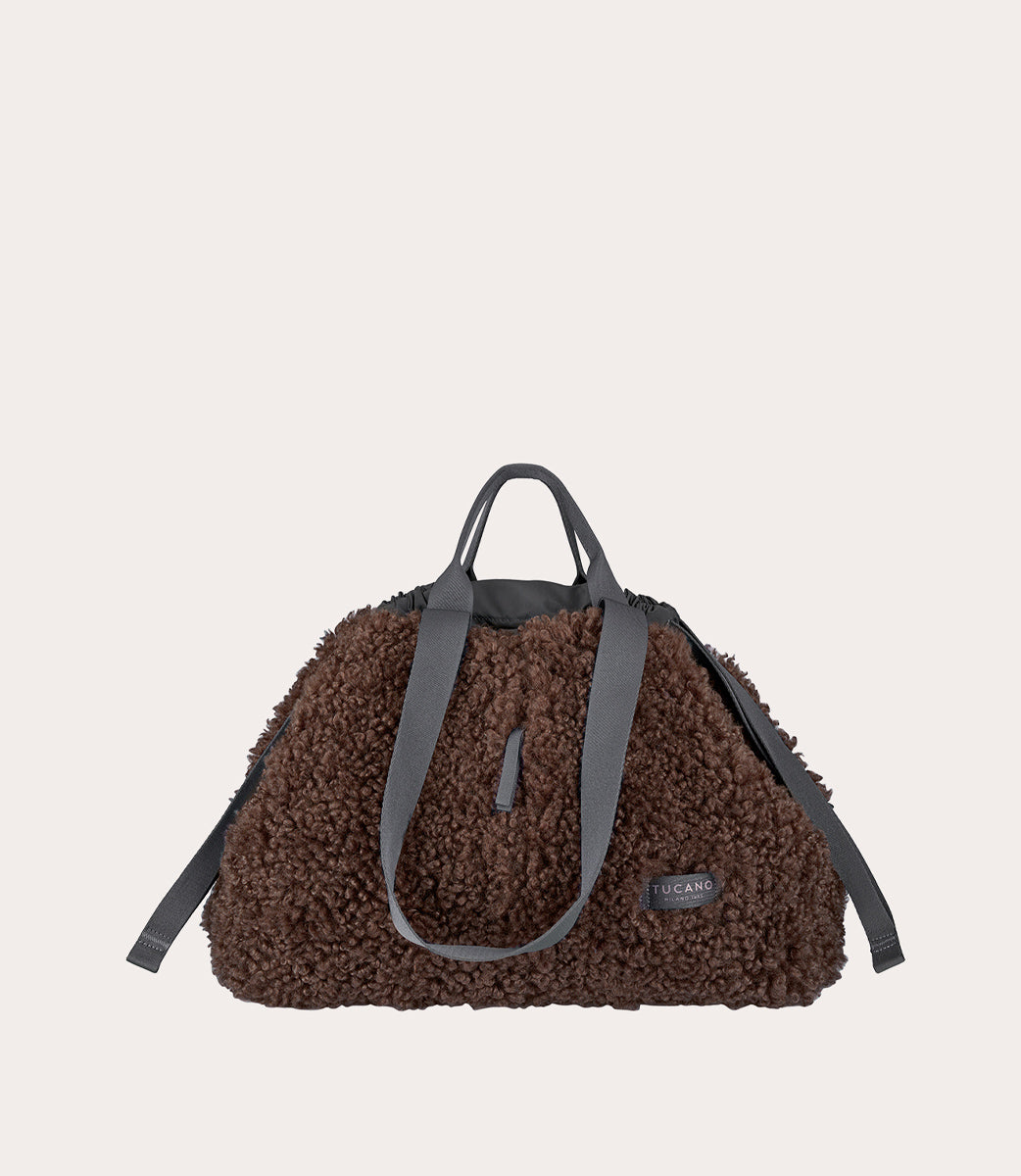 Carry Sheep Medium Marrone, vista frontale