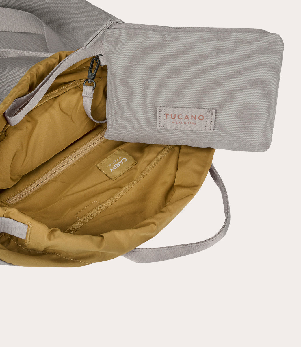 Carry Vertical Medium Grigio, vista superiore