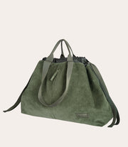 Carry Corduroy Large Verde, vista posteriore