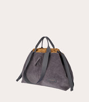 Carry Corduroy Medium Grigio, vista posteriore