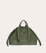 Carry Corduroy Medium Verde, vista laterale