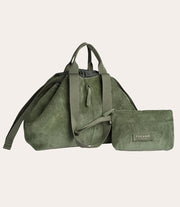 Carry Corduroy Medium Verde, dettaglio interno