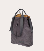 Carry Corduroy Vertical Grigio, vista posteriore