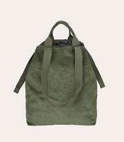 Carry Corduroy Vertical Verde, vista laterale