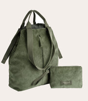Carry Corduroy Vertical Verde, dettaglio interno