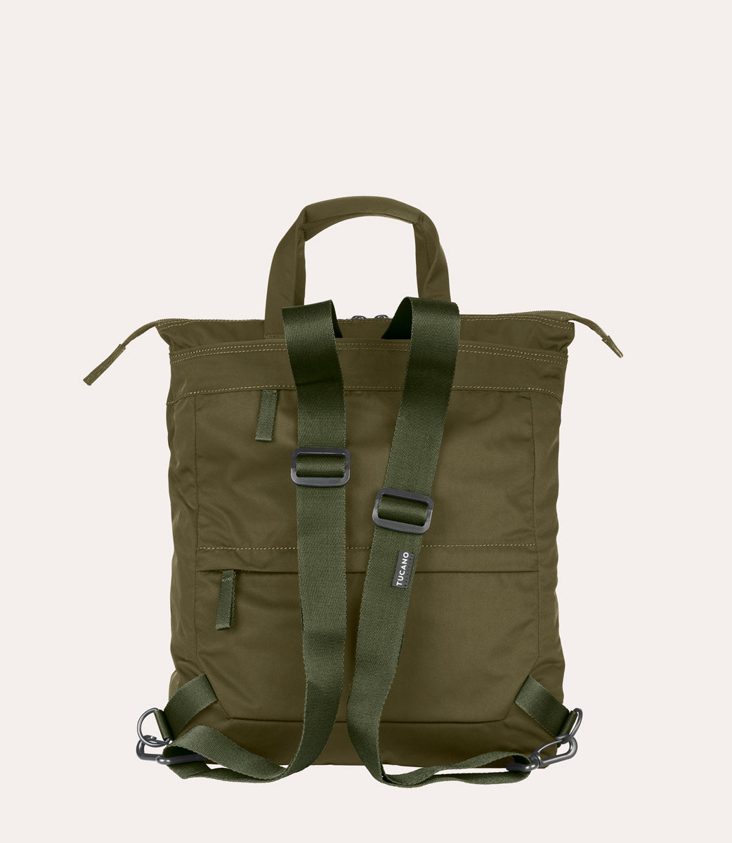 Desert shopper M Verde militare, vista laterale