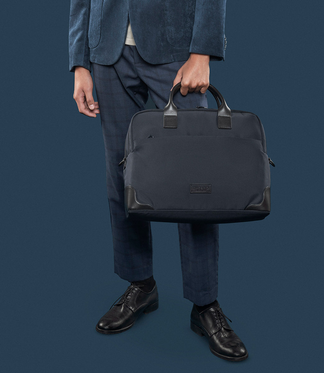 Fine Bag Blu, vista posteriore