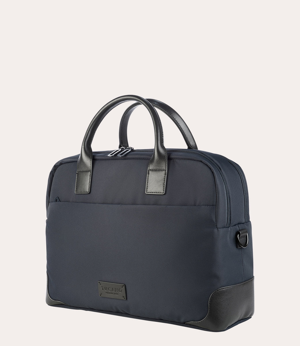 Fine Bag Blu, vista laterale