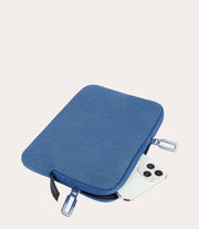 Melange pouch Blu, dettaglio interno