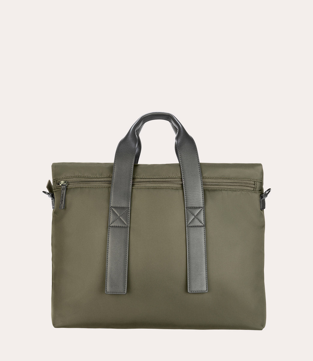 Fold Bag Verde militare, dettaglio interno