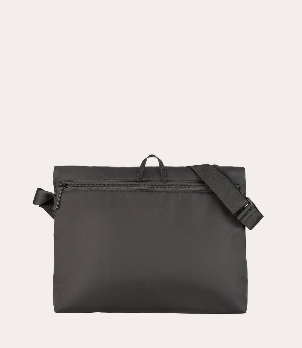 Fold Messenger Bag Nero, dettaglio interno