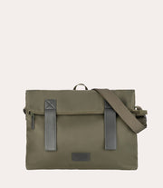 Fold Messenger Bag Verde militare, vista frontale