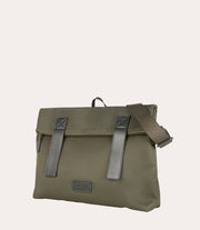 Fold Messenger Bag Verde militare, vista laterale
