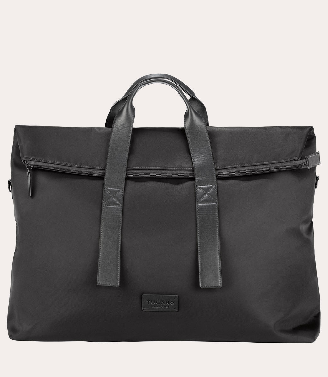 Fold Weekender Bag Nero, vista frontale