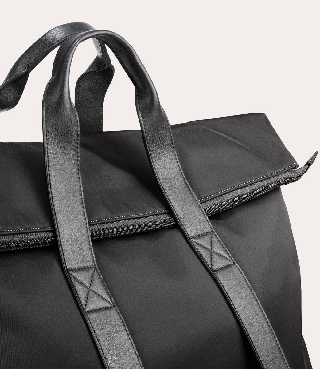 Fold Weekender Bag Nero, vista superiore