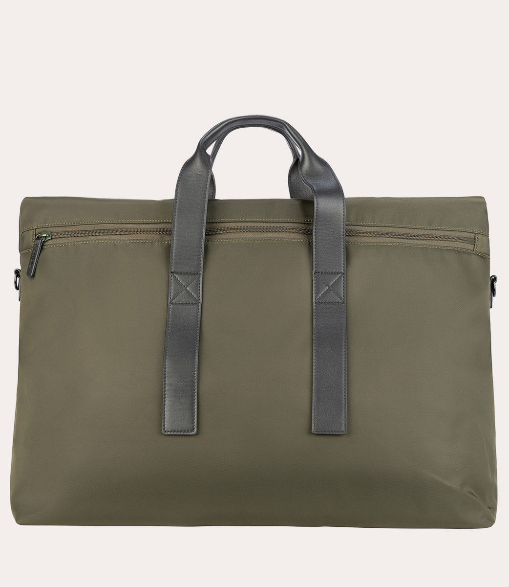 Fold Weekender Bag Verde militare, dettaglio interno