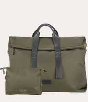 Fold Weekender Bag Verde militare, dettaglio