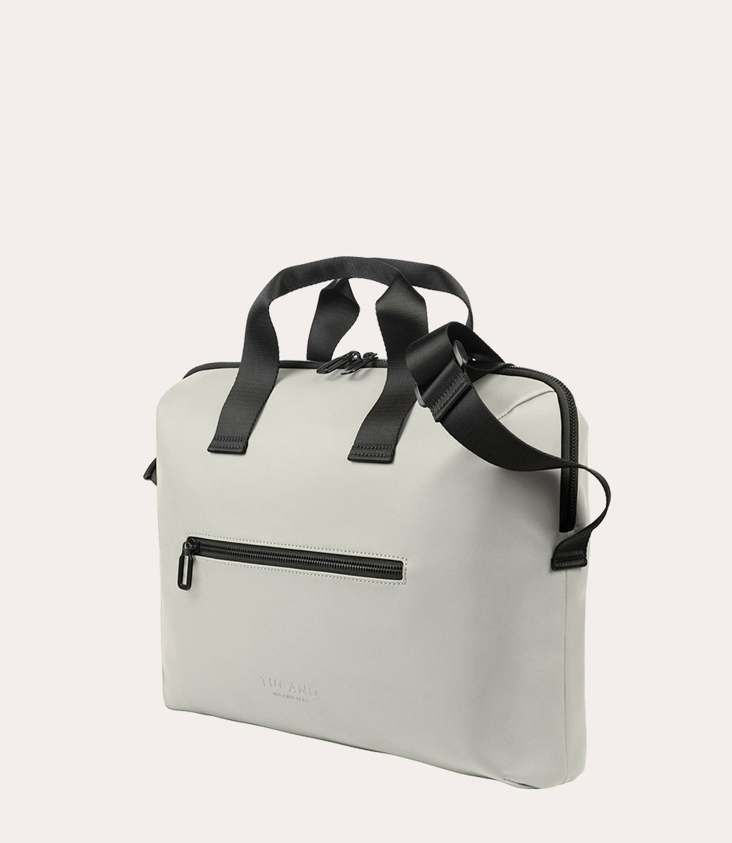 Gommo Bag Grigio, vista posteriore