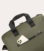 Gommo Bag Verde militare, dettaglio interno
