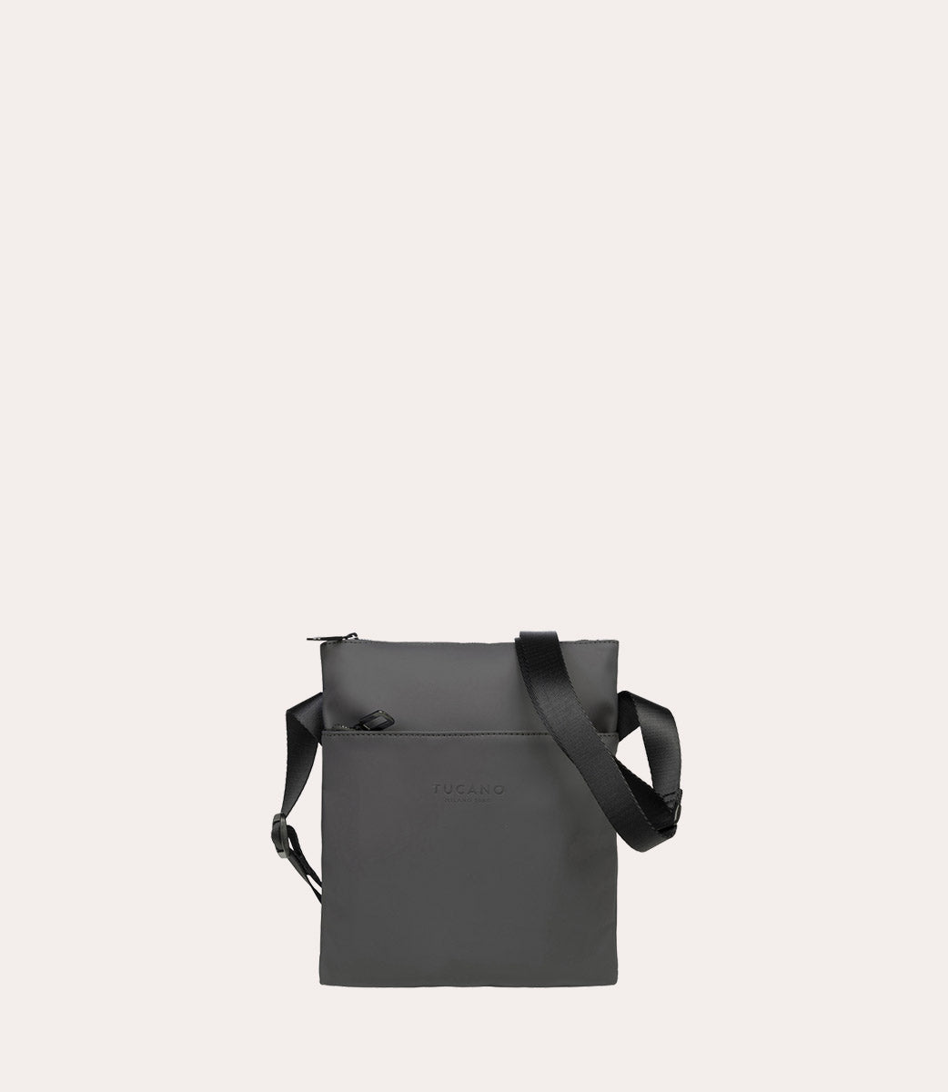 Gommo Shoulder Bag Nero, vista frontale