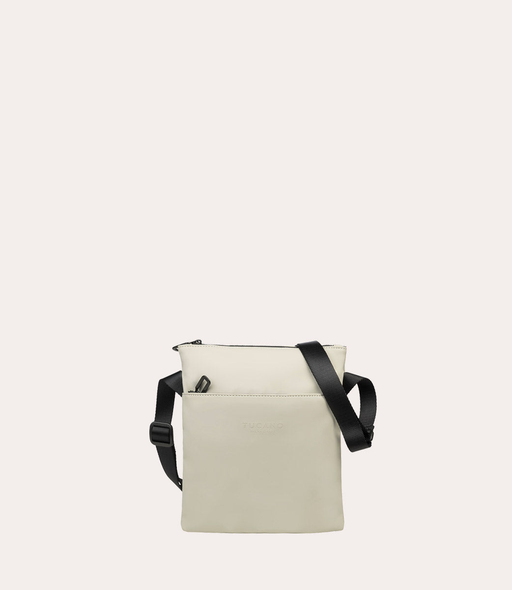 Gommo Shoulder Bag Grigio, vista frontale