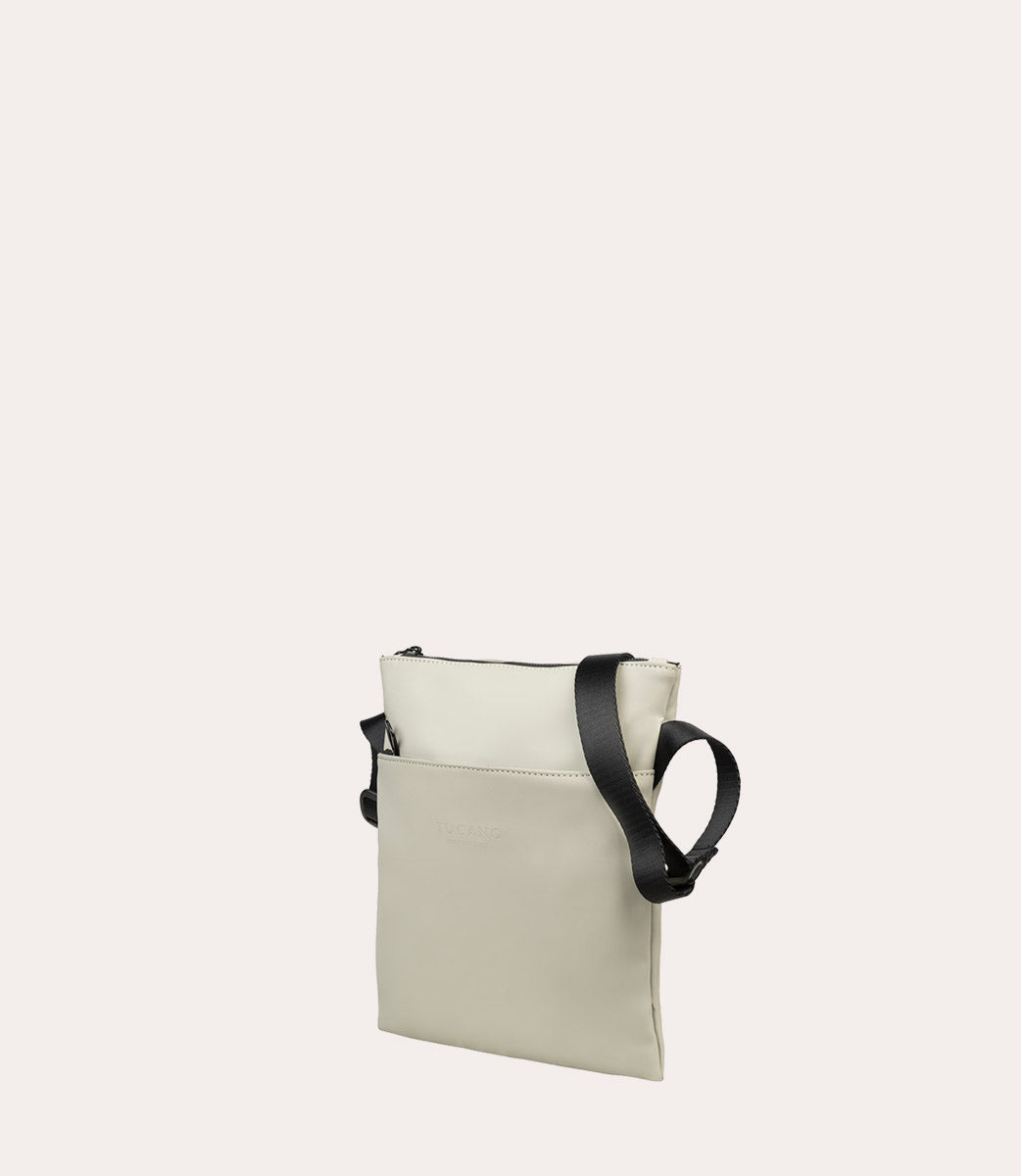 Gommo Shoulder Bag Grigio, vista posteriore