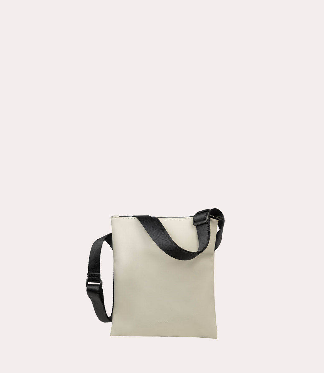 Gommo Shoulder Bag Grigio, vista laterale
