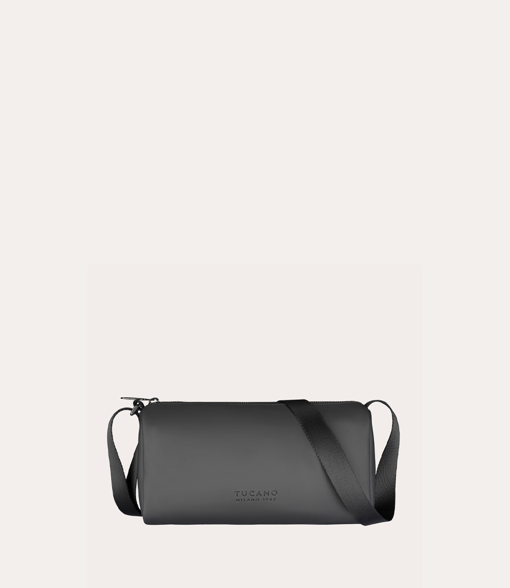 Gommo Slingbag Nero, vista frontale