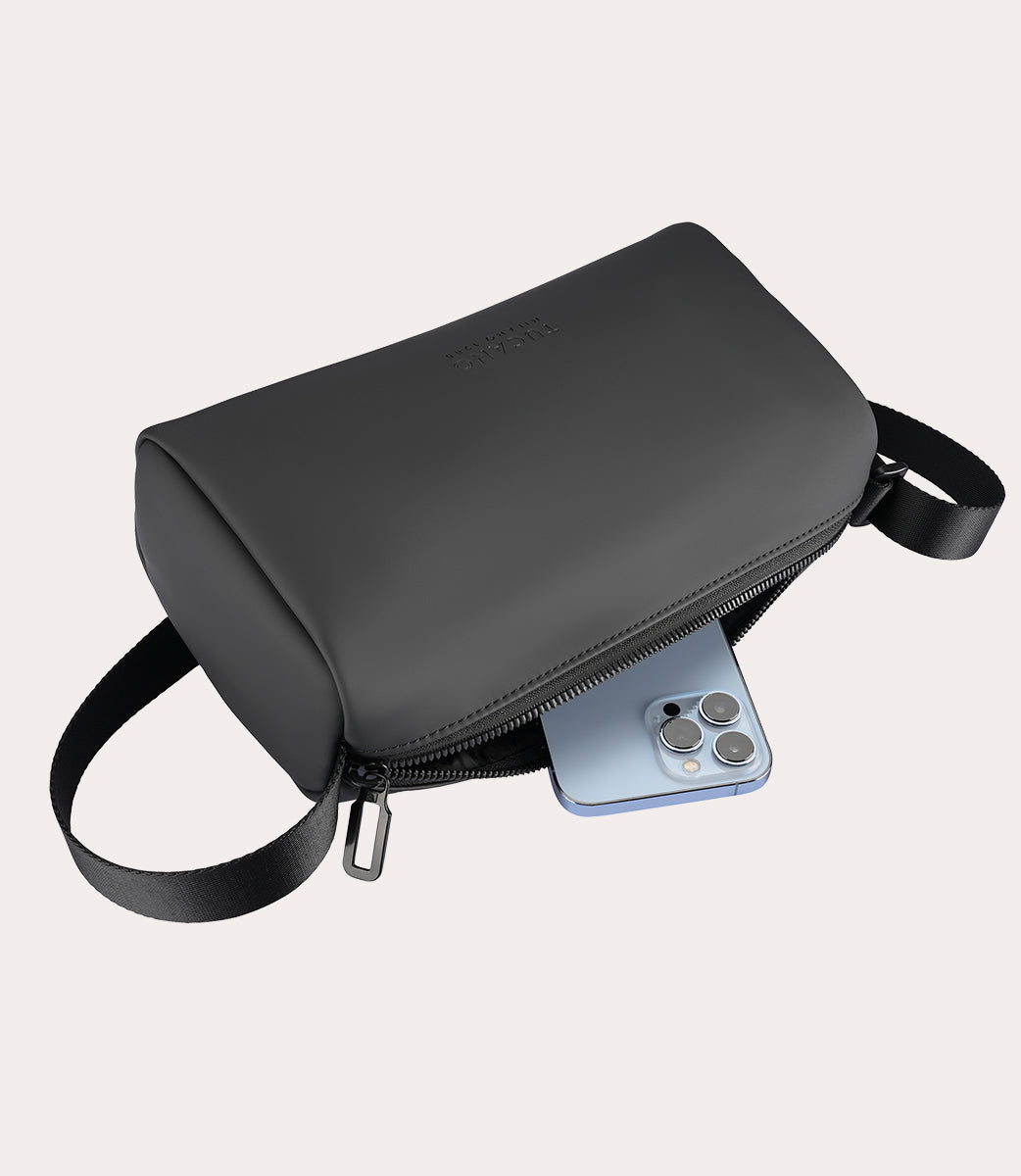 Gommo Slingbag Nero, vista superiore