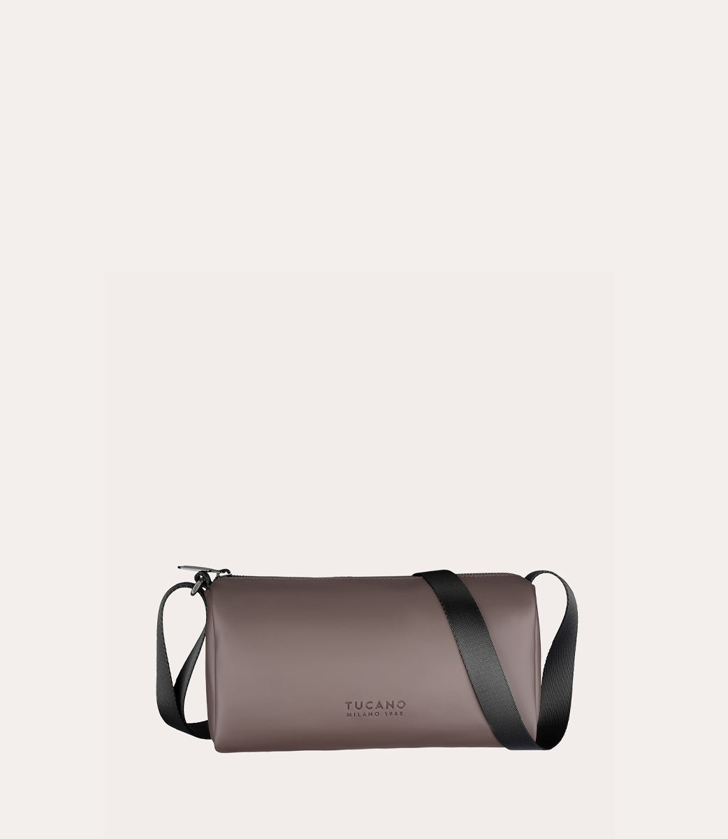 Gommo Slingbag Marrone, vista frontale