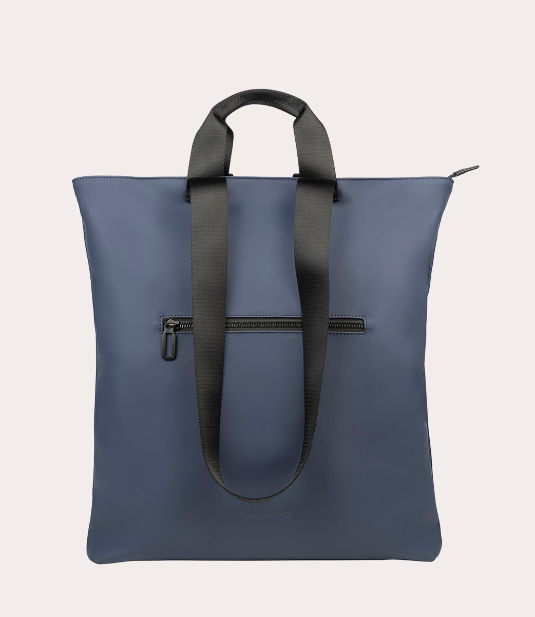 Gommo Shopper Blu, vista frontale
