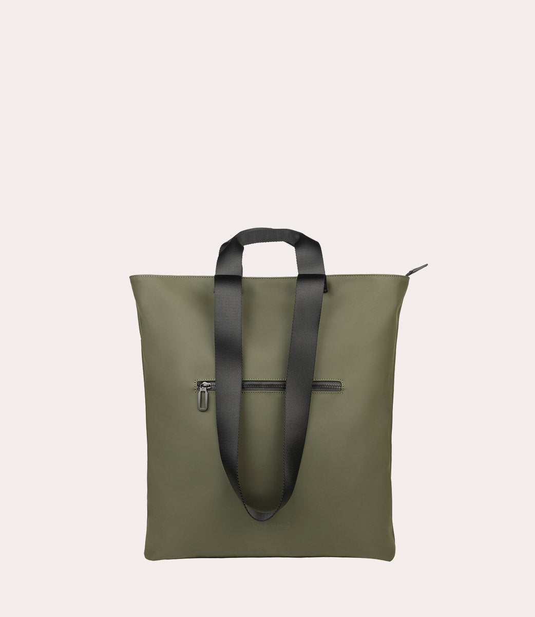 Gommo Shopper Verde militare, vista frontale