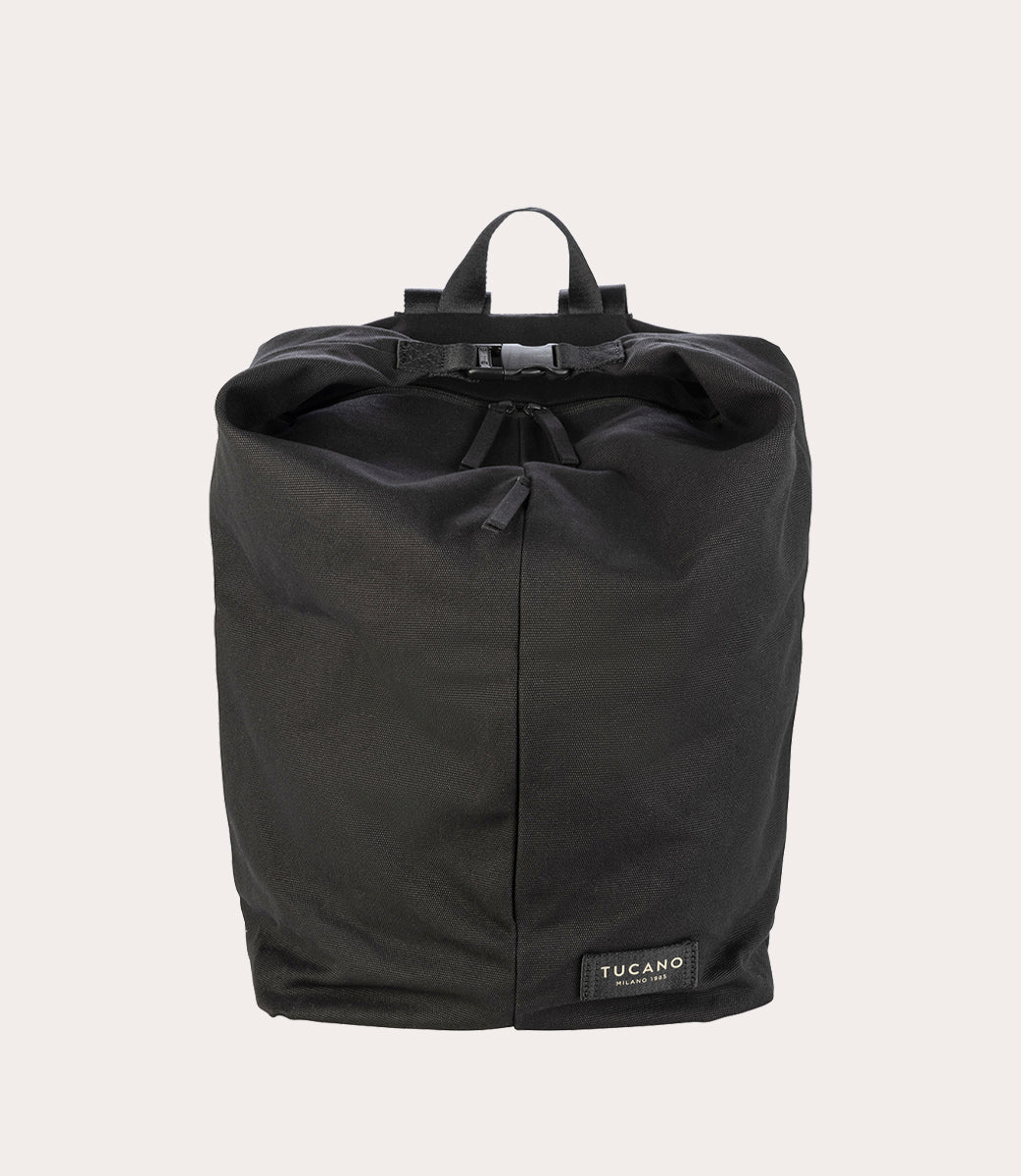 Carry Backpack Nero, vista frontale