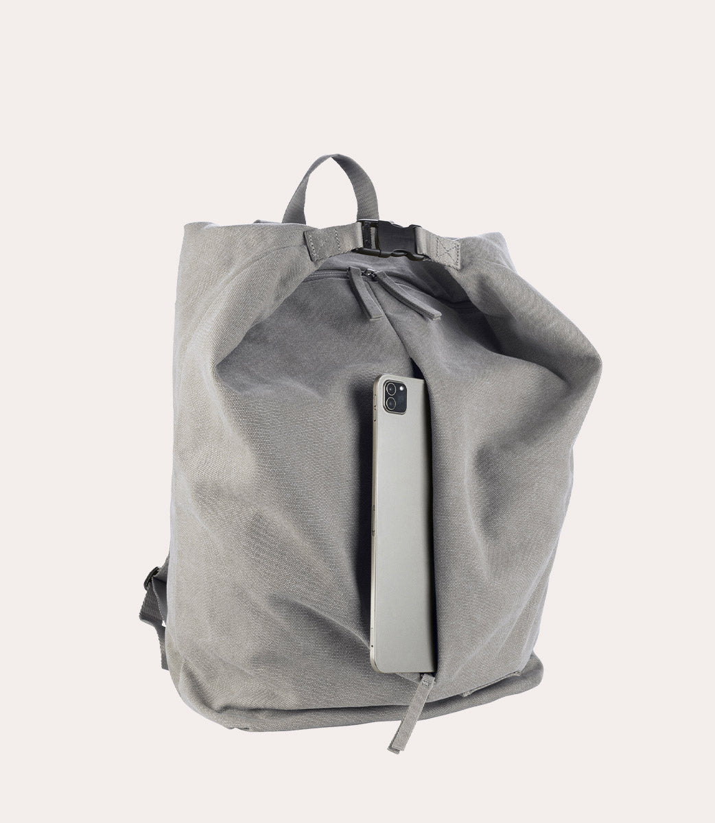 Carry Backpack Grigio, vista superiore